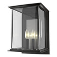 Hubbardton Forge 2021 Coastal Oil Rubbed Bronze Translucent Vintage Platinum Clear Glass (ZM) Kingston Outdoor Large Sconce