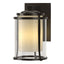 Hubbardton Forge 2010 Coastal Oil Rubbed Bronze Seeded Glass with Opal Diffuser (ZS) Meridian Large Outdoor Sconce