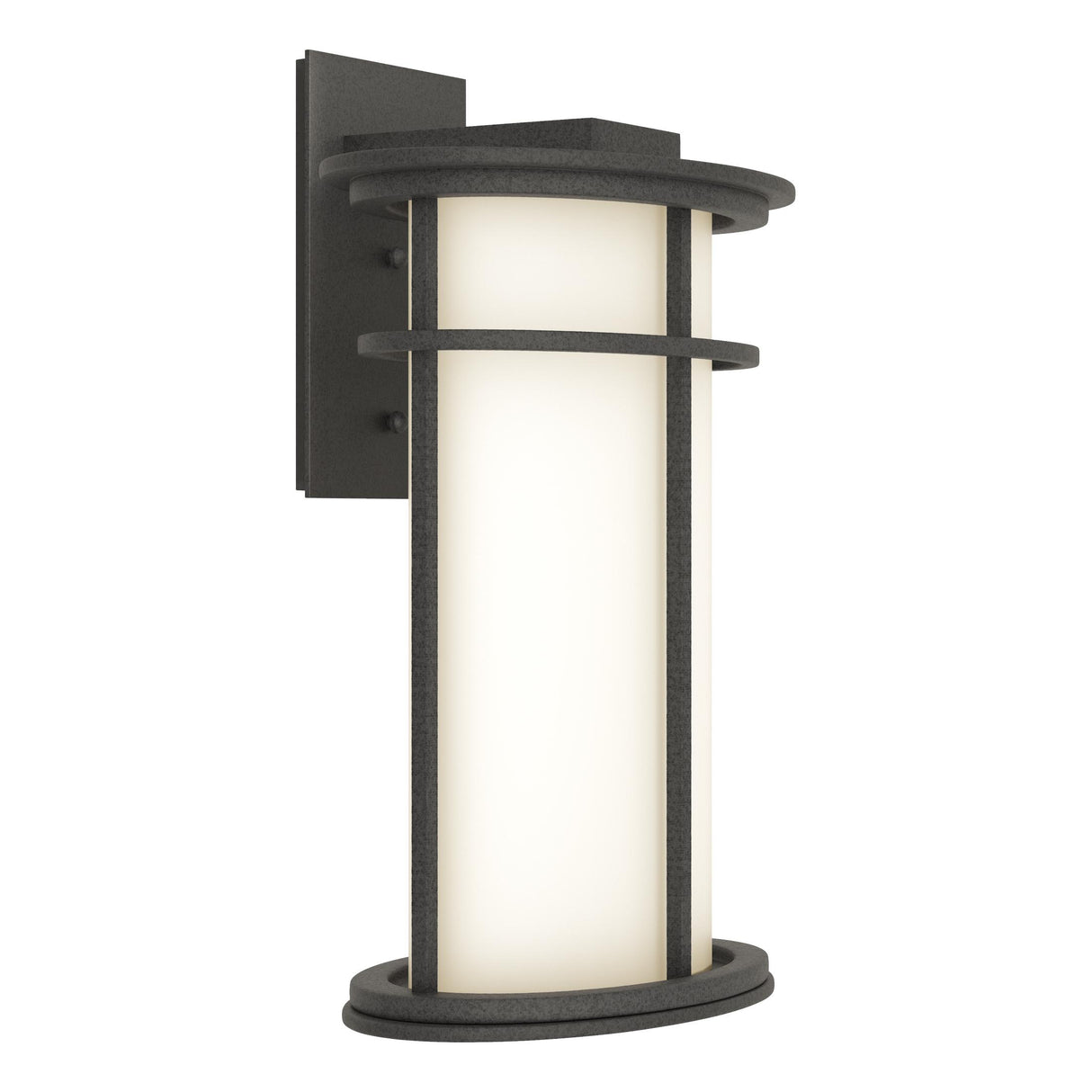 Hubbardton Forge 2013 Coastal Natural Iron Opal Glass (GG) Province Large Outdoor Sconce