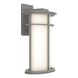 Hubbardton Forge 2013 Coastal Burnished Steel Opal Glass (GG) Province Large Outdoor Sconce