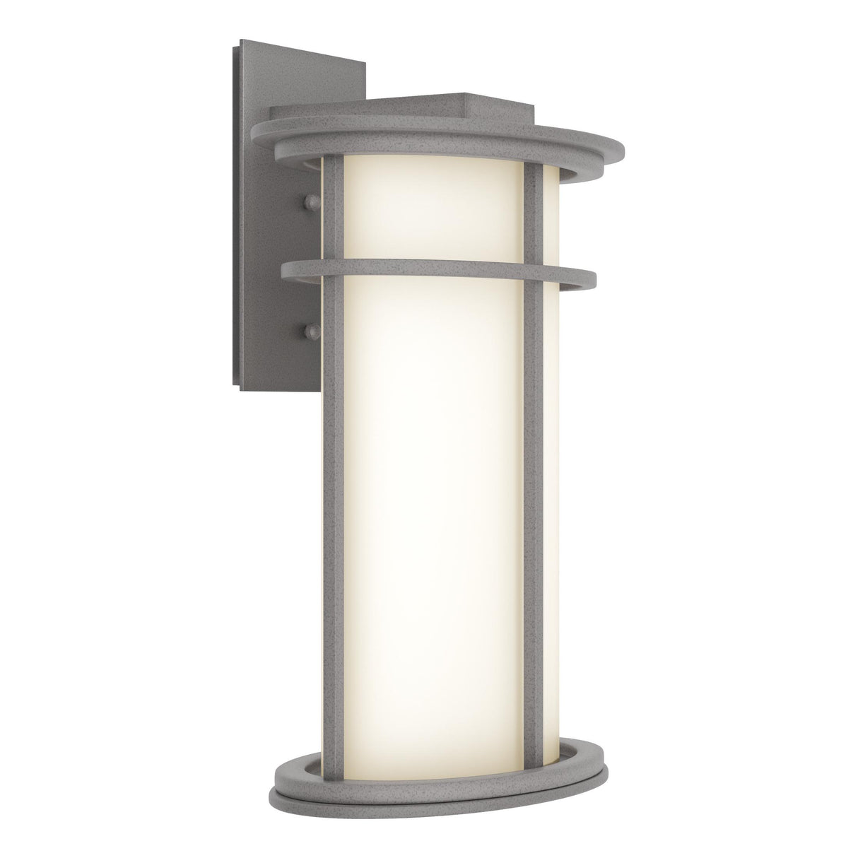 Hubbardton Forge 2013 Coastal Burnished Steel Opal Glass (GG) Province Large Outdoor Sconce