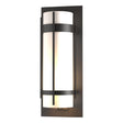 Hubbardton Forge 2010 Coastal Oil Rubbed Bronze Opal Glass (GG) Banded Extra Large Outdoor Sconce