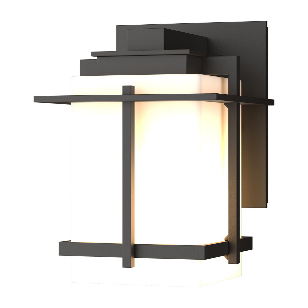 Hubbardton Forge 2005 Coastal Oil Rubbed Bronze Opal Glass (GG) Tourou Small Outdoor Sconce