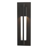 Hubbardton Forge 2012 Coastal Oil Rubbed Bronze Clear Glass (ZM) Axis Small Outdoor Sconce