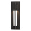 Hubbardton Forge 2012 Coastal Oil Rubbed Bronze Clear Glass (ZM) Axis Small Outdoor Sconce