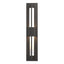 Hubbardton Forge 2014 Coastal Oil Rubbed Bronze Clear Glass (ZM) Double Axis Small LED Outdoor Sconce
