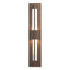 Hubbardton Forge 2014 Coastal Bronze Clear Glass (ZM) Double Axis Small LED Outdoor Sconce