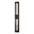 Hubbardton Forge 2014 Coastal Oil Rubbed Bronze Clear Glass (ZM) Double Axis Large LED Outdoor Sconce
