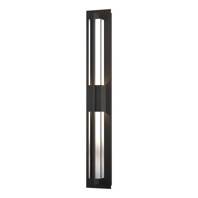 Hubbardton Forge 2014 Coastal Oil Rubbed Bronze Clear Glass (ZM) Double Axis Large LED Outdoor Sconce