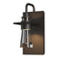 Hubbardton Forge 2012 Coastal Oil Rubbed Bronze Clear Glass (ZM) Erlenmeyer Small Outdoor Sconce