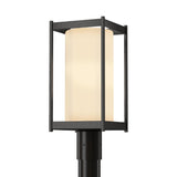 Hubbardton Forge 2023 Coastal Oil Rubbed Bronze Opal Glass (GG) Cela Outdoor Post Light