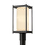 Hubbardton Forge 2023 Coastal Oil Rubbed Bronze Opal Glass (GG) Cela Outdoor Post Light