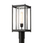 Hubbardton Forge 2023 Coastal Oil Rubbed Bronze Clear Glass (ZM) Cela Outdoor Post Light
