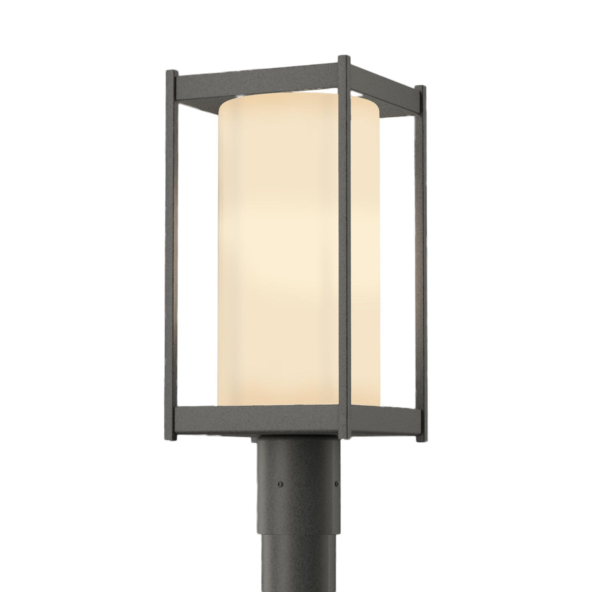 Hubbardton Forge 2023 Coastal Natural Iron Opal Glass (GG) Cela Outdoor Post Light