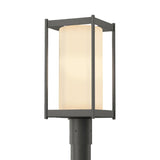 Hubbardton Forge 2023 Coastal Natural Iron Opal Glass (GG) Cela Outdoor Post Light