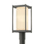 Hubbardton Forge 2023 Coastal Natural Iron Opal Glass (GG) Cela Outdoor Post Light