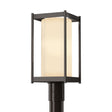 Hubbardton Forge 2023 Coastal Bronze Opal Glass (GG) Cela Outdoor Post Light