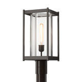 Hubbardton Forge 2023 Coastal Bronze Clear Glass (ZM) Cela Outdoor Post Light