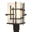 Hubbardton Forge 2023 Coastal Oil Rubbed Bronze Opal Glass (GG) Tura Outdoor Post Light