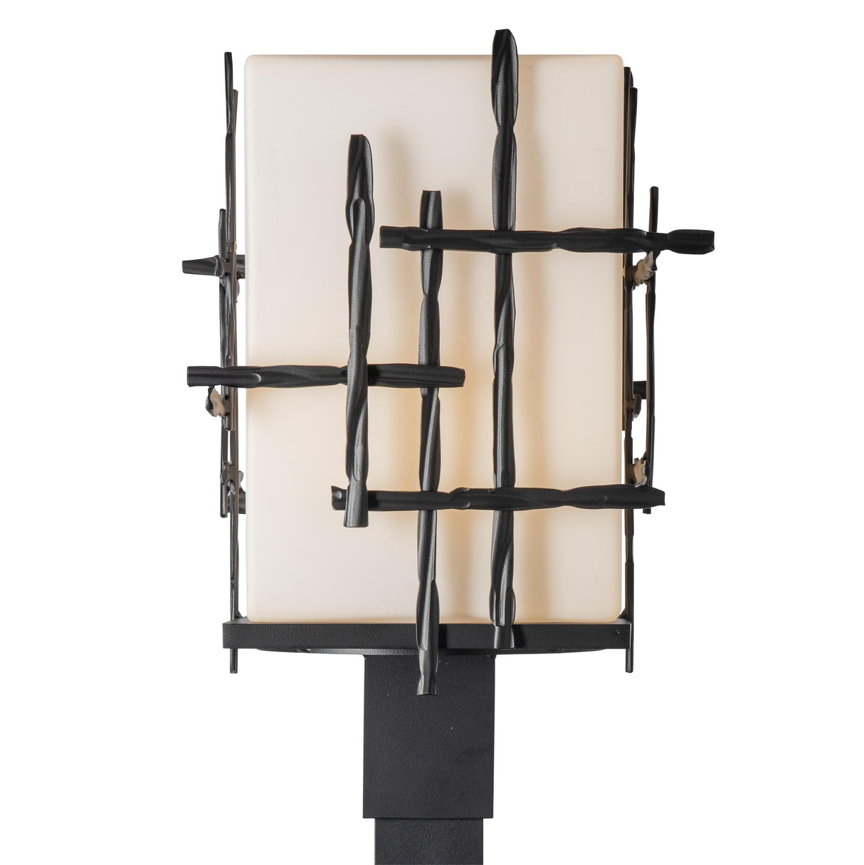 Hubbardton Forge 2023 Coastal Oil Rubbed Bronze Opal Glass (GG) Tura Outdoor Post Light