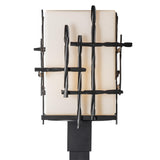 Hubbardton Forge 2023 Coastal Oil Rubbed Bronze Opal Glass (GG) Tura Outdoor Post Light