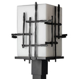 Hubbardton Forge 2023 Coastal Oil Rubbed Bronze Opal Glass (GG) Tura Outdoor Post Light