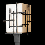 Hubbardton Forge 2023 Coastal Oil Rubbed Bronze Opal Glass (GG) Tura Outdoor Post Light