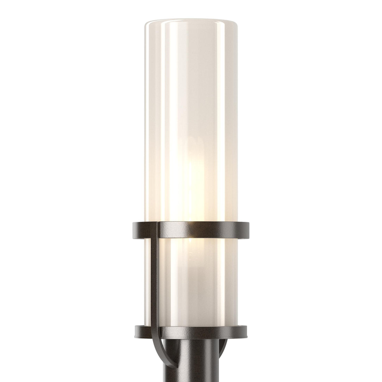 Hubbardton Forge 2023 Coastal Oil Rubbed Bronze Frosted Glass (FD) Alcove Outdoor Post Light