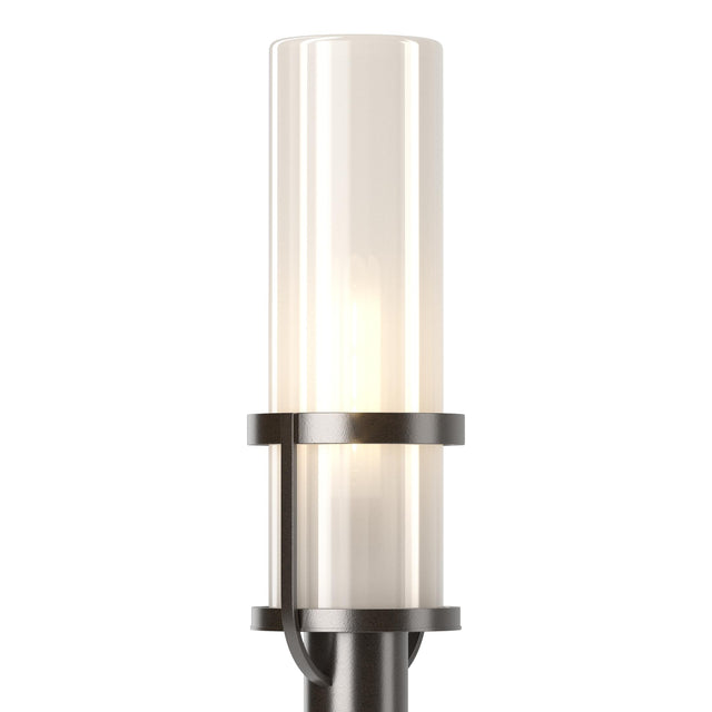 Hubbardton Forge 2023 Coastal Oil Rubbed Bronze Frosted Glass (FD) Alcove Outdoor Post Light