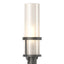 Hubbardton Forge 2023 Coastal Natural Iron Frosted Glass (FD) Alcove Outdoor Post Light