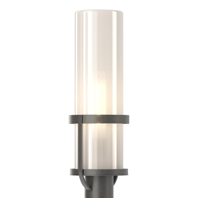 Hubbardton Forge 2023 Coastal Natural Iron Frosted Glass (FD) Alcove Outdoor Post Light