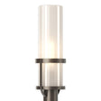 Hubbardton Forge 2023 Coastal Dark Smoke Frosted Glass (FD) Alcove Outdoor Post Light