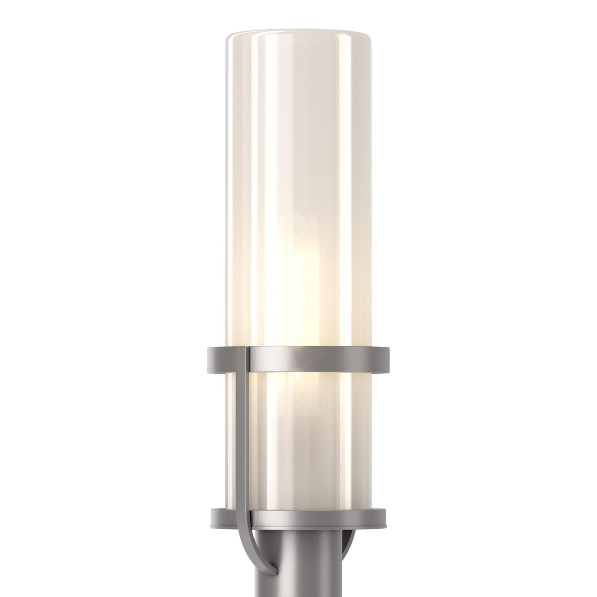 Hubbardton Forge 2023 Coastal Burnished Steel Frosted Glass (FD) Alcove Outdoor Post Light