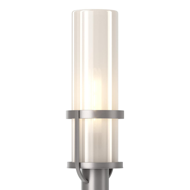 Hubbardton Forge 2023 Coastal Burnished Steel Frosted Glass (FD) Alcove Outdoor Post Light