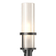 Hubbardton Forge 2023 Coastal Black Frosted Glass (FD) Alcove Outdoor Post Light