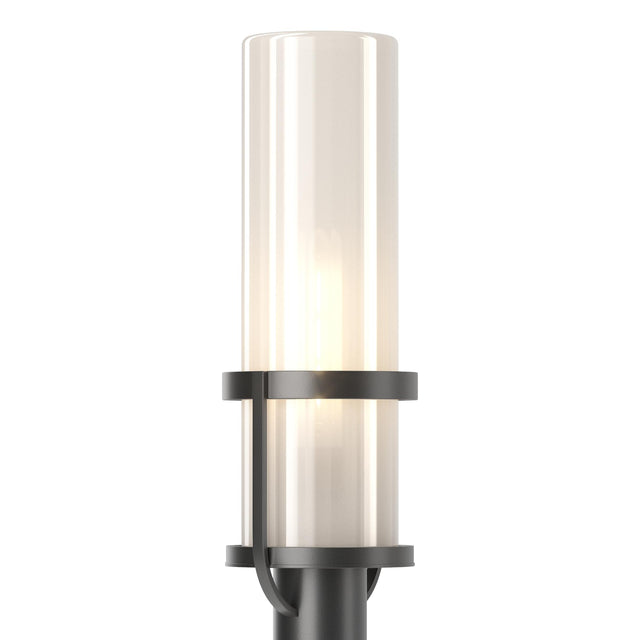 Hubbardton Forge 2023 Coastal Black Frosted Glass (FD) Alcove Outdoor Post Light