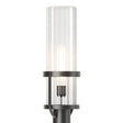 Hubbardton Forge 2023 Coastal Black Clear Glass (ZM) Alcove Outdoor Post Light