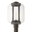 Hubbardton Forge 2023 Coastal Oil Rubbed Bronze Clear Glass (ZM) Fairwinds Extra Large Outdoor Post Light