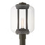 Hubbardton Forge 2023 Coastal Oil Rubbed Bronze Clear Glass (ZM) Fairwinds Extra Large Outdoor Post Light