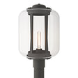 Hubbardton Forge 2023 Coastal Natural Iron Clear Glass (ZM) Fairwinds Extra Large Outdoor Post Light