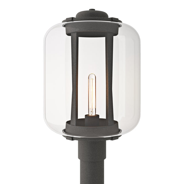 Hubbardton Forge 2023 Coastal Natural Iron Clear Glass (ZM) Fairwinds Extra Large Outdoor Post Light