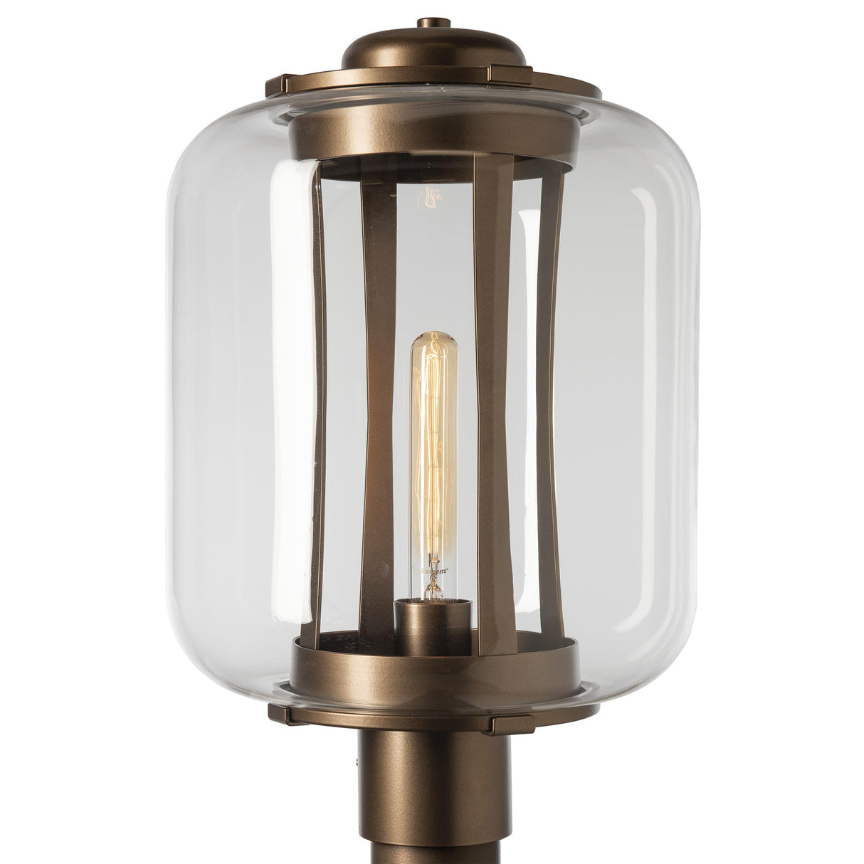 Hubbardton Forge 2023 Coastal Bronze Clear Glass (ZM) Fairwinds Extra Large Outdoor Post Light