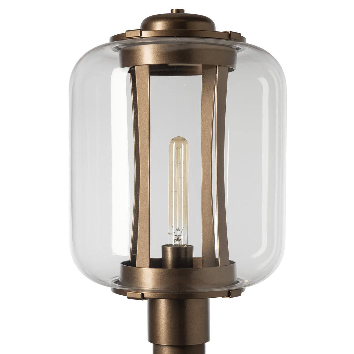 Hubbardton Forge 2023 Coastal Bronze Clear Glass (ZM) Fairwinds Extra Large Outdoor Post Light