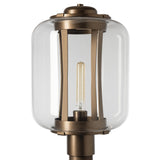 Hubbardton Forge 2023 Coastal Bronze Clear Glass (ZM) Fairwinds Extra Large Outdoor Post Light