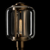 Hubbardton Forge 2023 Coastal Bronze Clear Glass (ZM) Fairwinds Extra Large Outdoor Post Light