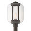 Hubbardton Forge 2023 Coastal Dark Smoke Clear Glass (ZM) Fairwinds Extra Large Outdoor Post Light