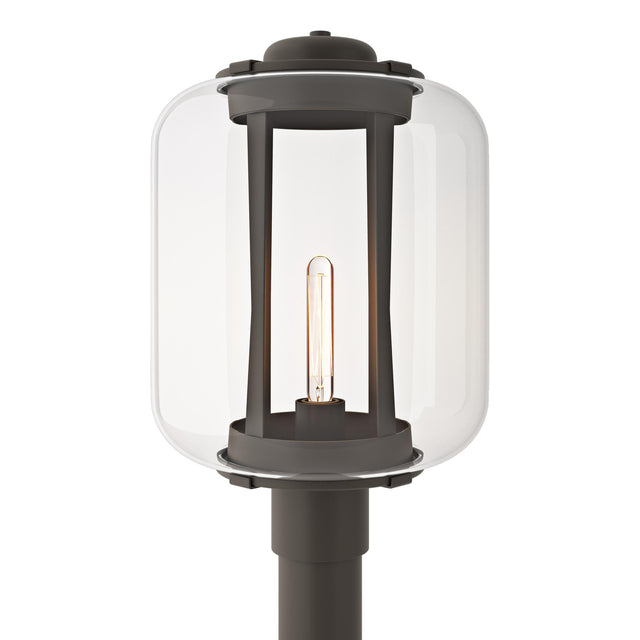 Hubbardton Forge 2023 Coastal Dark Smoke Clear Glass (ZM) Fairwinds Extra Large Outdoor Post Light