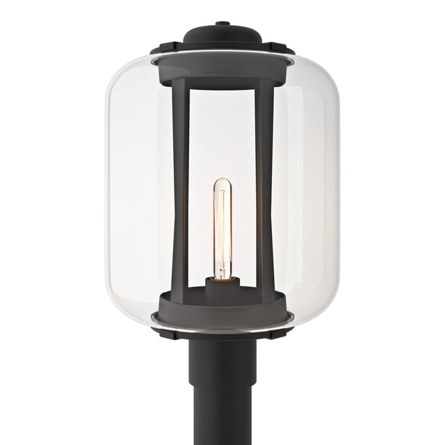 Hubbardton Forge 2023 Coastal Black Clear Glass (ZM) Fairwinds Extra Large Outdoor Post Light