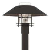 Hubbardton Forge 2021 Coastal Oil Rubbed Bronze Coastal Oil Rubbed Bronze Clear Glass (ZM) Henry Outdoor Post Light