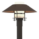Hubbardton Forge 2021 Coastal Oil Rubbed Bronze Coastal Bronze Opal Glass (GG) Henry Outdoor Post Light
